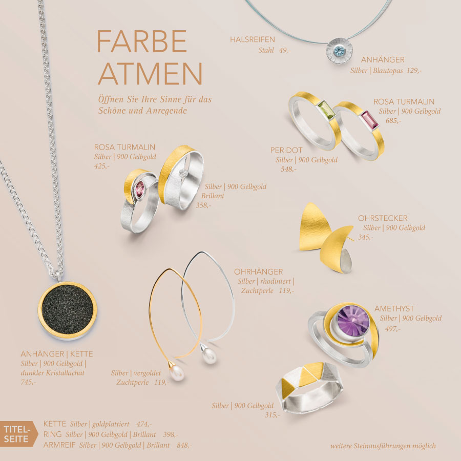 Geschenkideen 2024 von Müller, Aichach: Anhänger, Kette, Halsreifen, Peridot, Turmalin, Ohrstecker, Ringe
